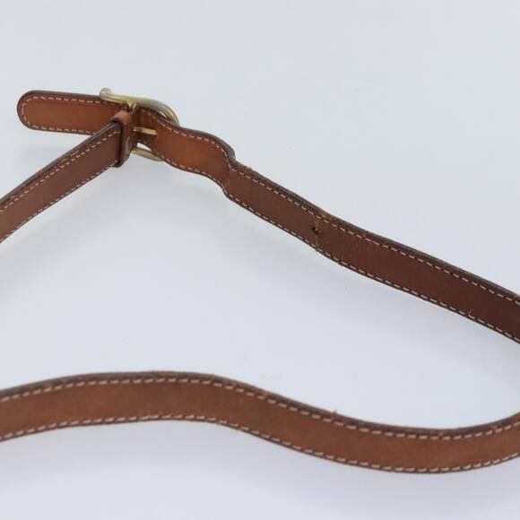 CELINE Macadam Canvas Shoulder Bag Pvc Leather Brown Gold - Picture 8 of 13